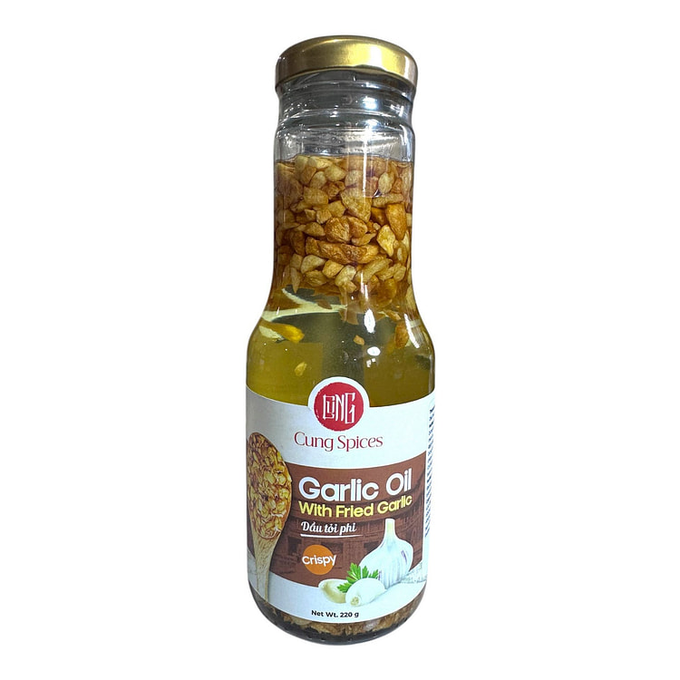 [Cung Spices] Garlic Oil+Fried Garlic Dau Toi Phi 220 g