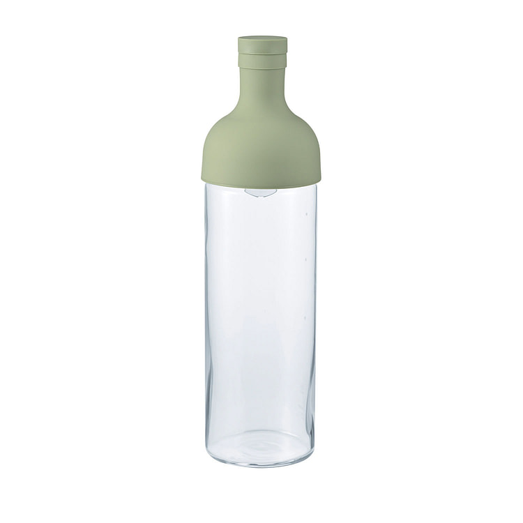 HARIO Cold Brew Tea Wine Bottle 750mL Smokey Green 1 each