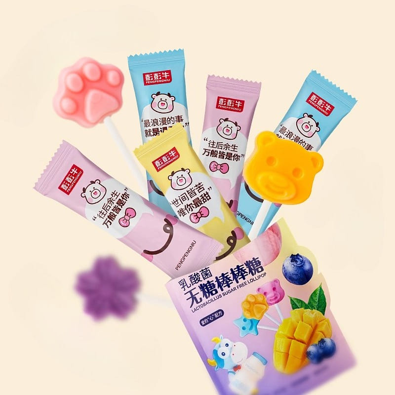 Lactic acid bacteria sugar-free lollipops60g*3bags 180 g