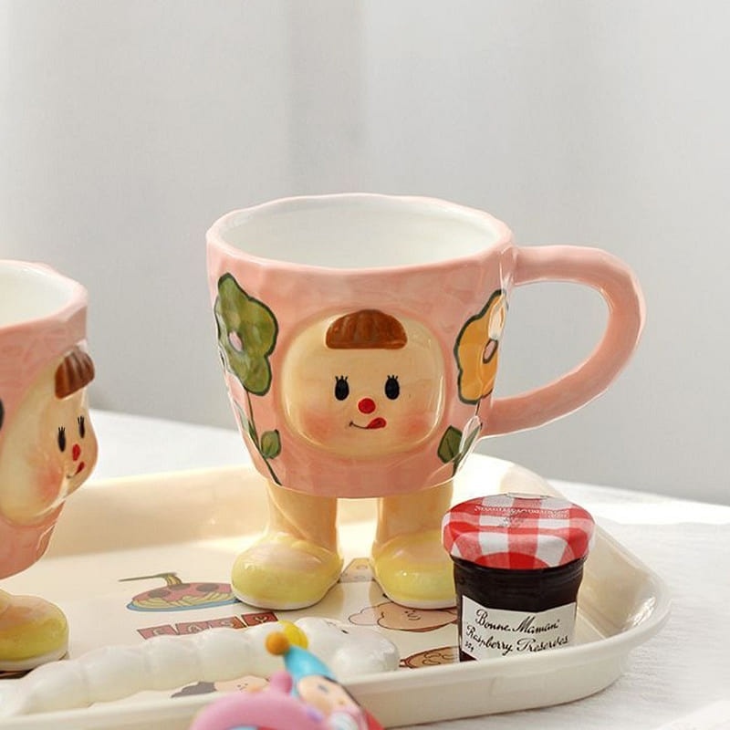 Lovely Cartoon Peach-girl Coffee Mugs Ideal Gifts Peach Girl Mug 1 each