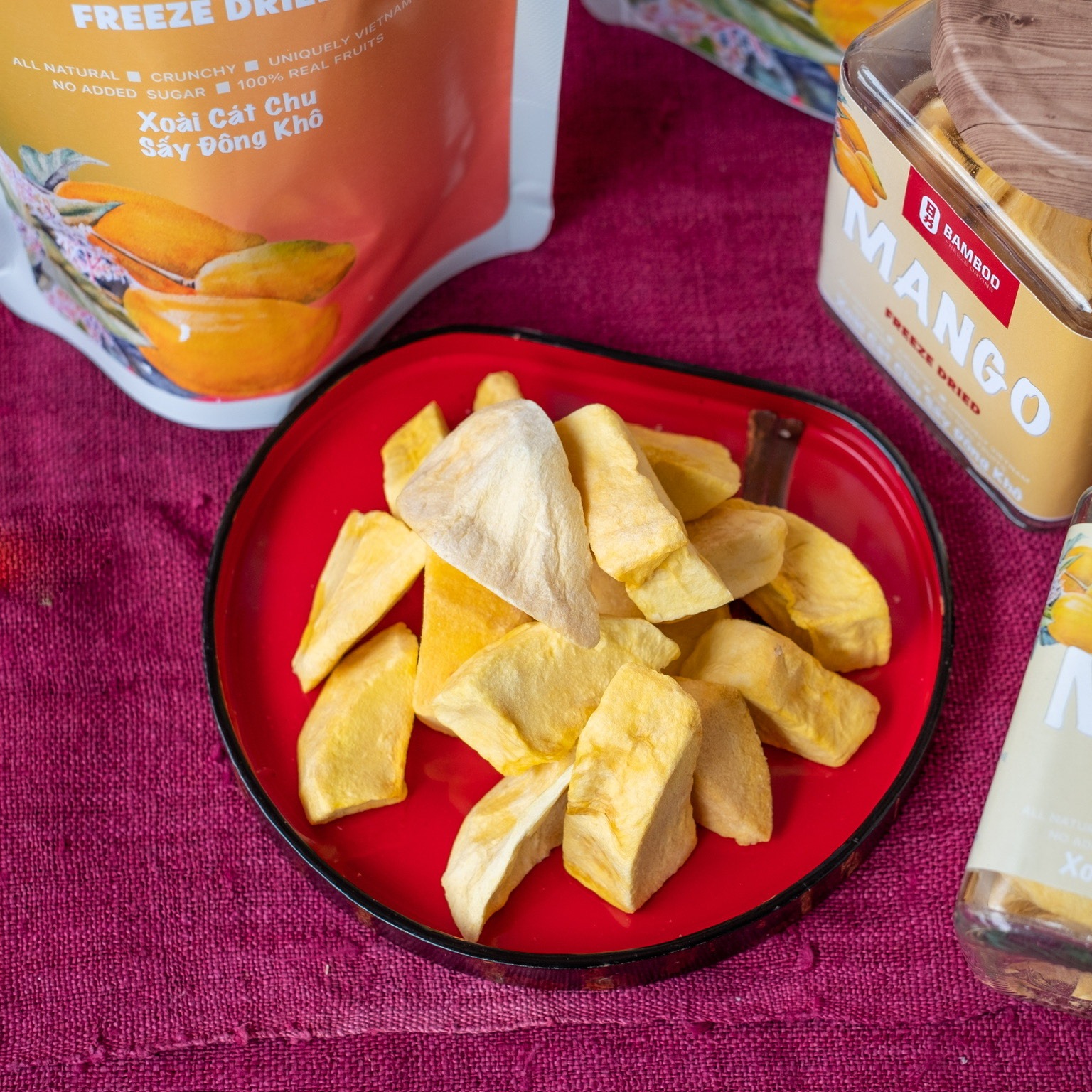 Bamboo Freeze Dried Mango - 1 pack 30 กรัม