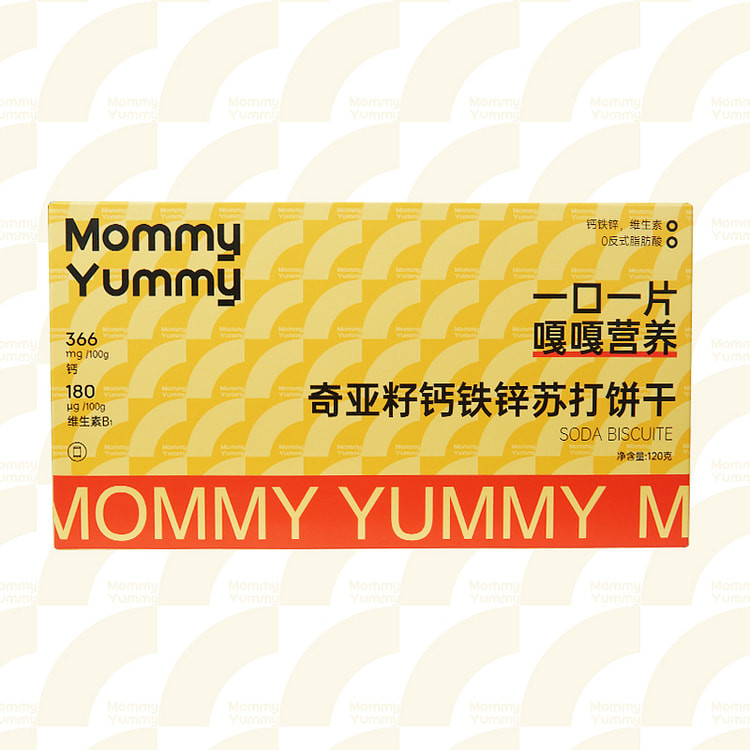 Mommy 钙铁锌苏打饼干孕妇零食 120g*1盒