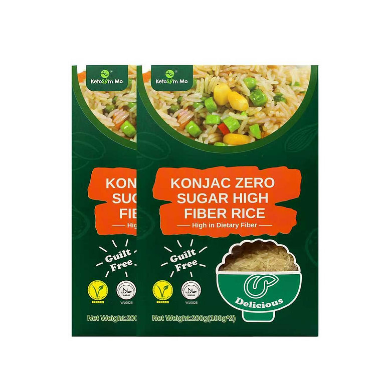 Konjac Zero Sugar High Fiber Rice 2 Pack 200 g*2 pack
