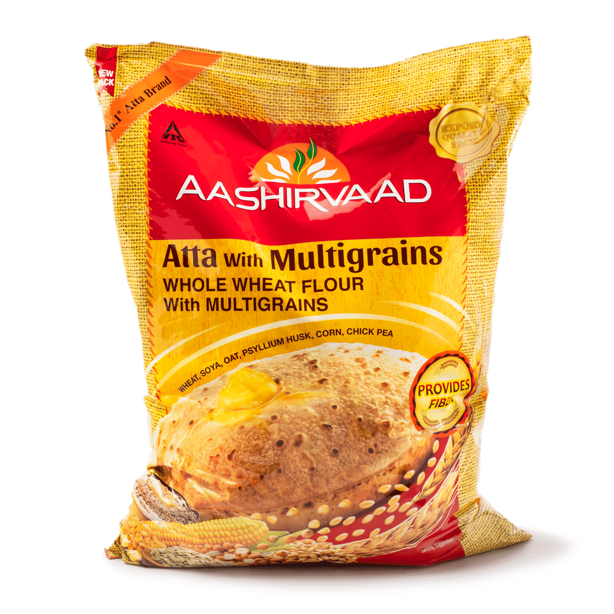Aashirvaad 谷物杂粮全麦面粉 20 磅