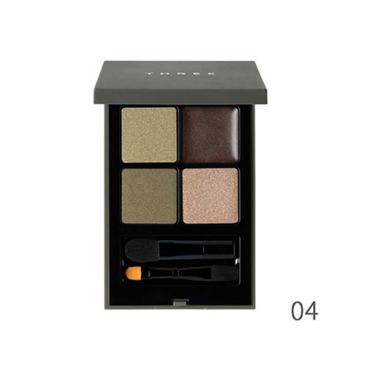Three 4D-Plus Eye Palette #04 ArmyDreamers 6.4g 6.4 g