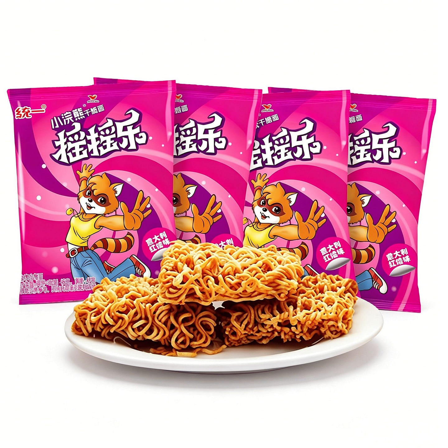 Little Raccoon Stew Flavor Crispy Instant Noodles 160 g