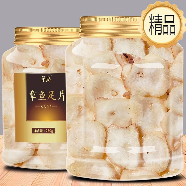 大连碳烤章鱼足片孕妇儿童营养食品250g/罐