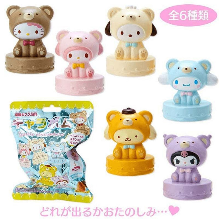 三丽鸥 小熊印章 入浴球盲盒 6款随机