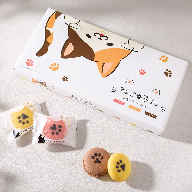 猫爪夹心饼干