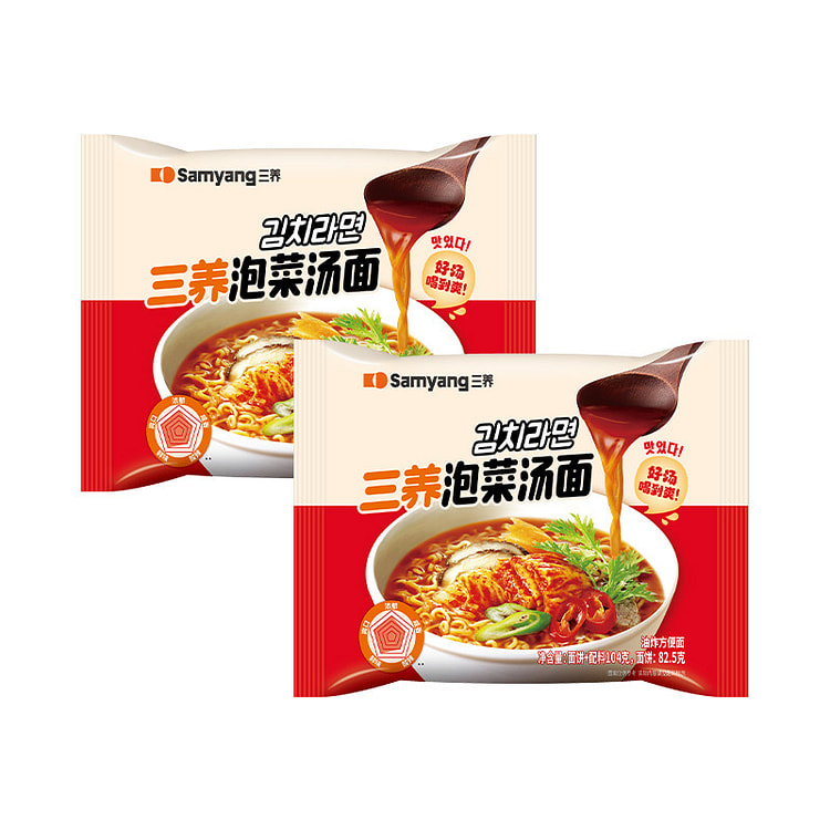 三养泡菜汤面*2袋 2 包
