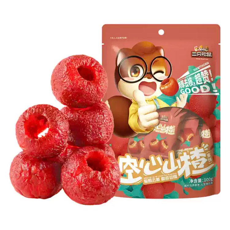 三只松鼠空心山楂*1袋 100 克