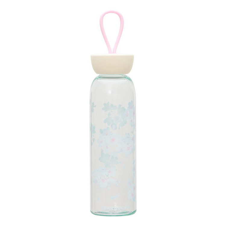 星巴克 硅胶带水壶 淡蓝色 532ml