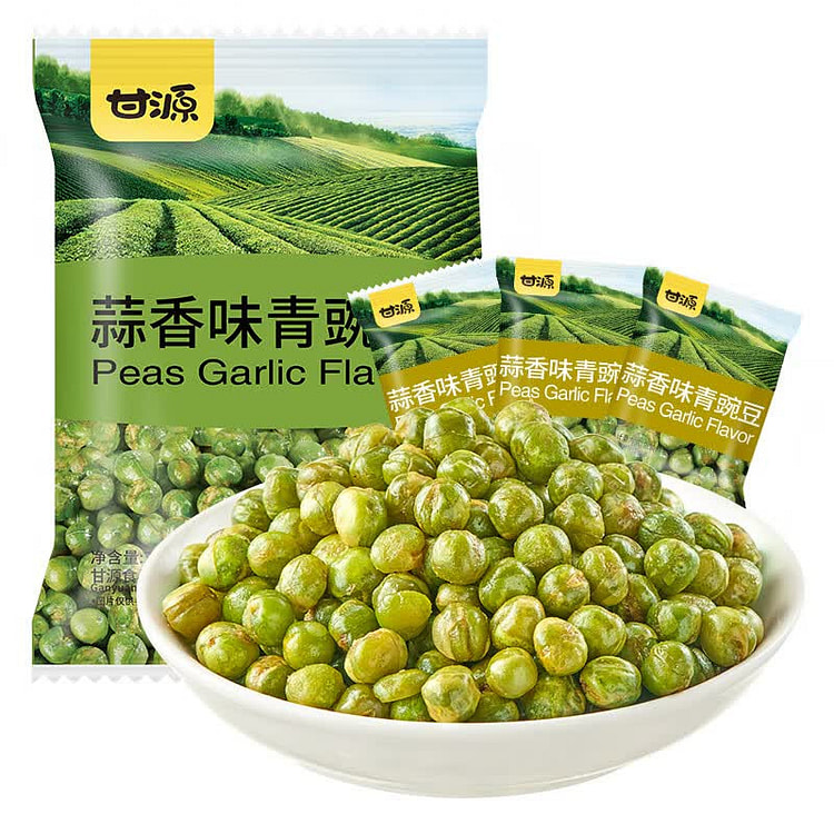 Green peas Crispy nut stir fry garlic-flavored
