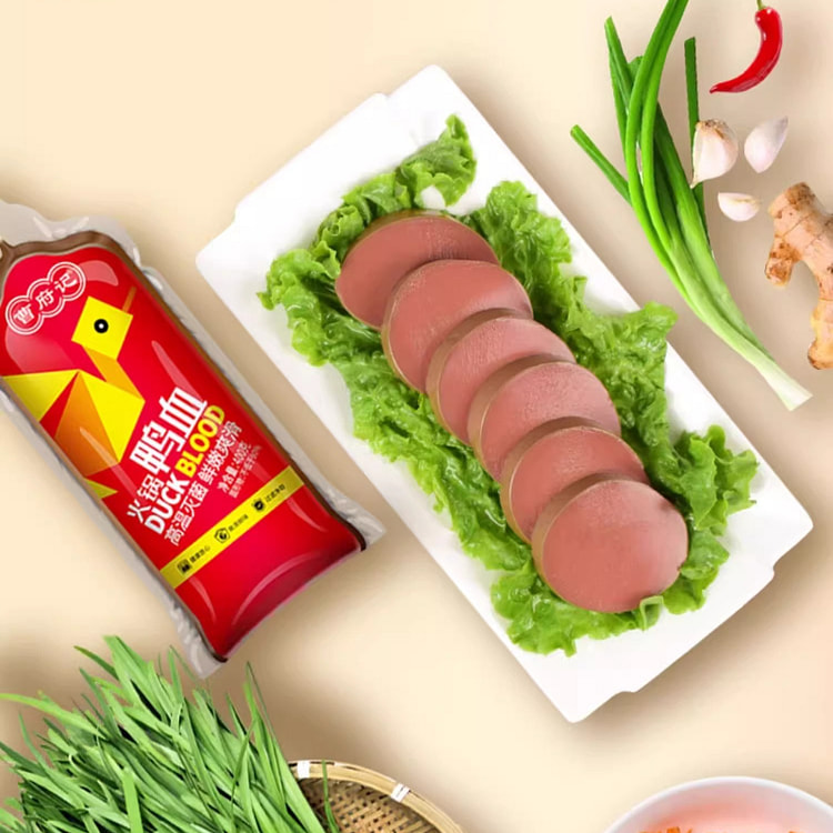 Fresh Duck Blood, 400g * 1 Bag 400 g