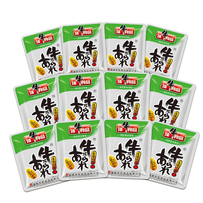 spicy Sichuan chicken vegan beef tendon 318g 318 g