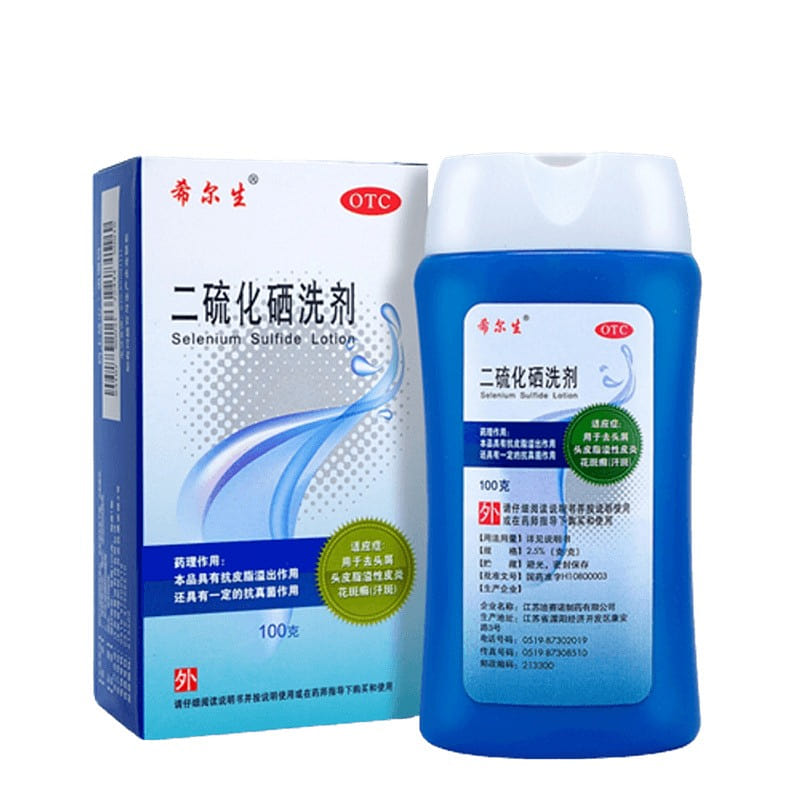 Selenium disulfide lotion for seborrheic dermatitis dandruff 100g 100 グラム