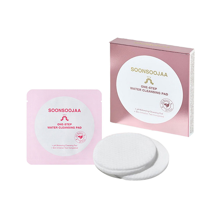 Soonsoojaa 便携式一步式水润洁肤垫 10 包