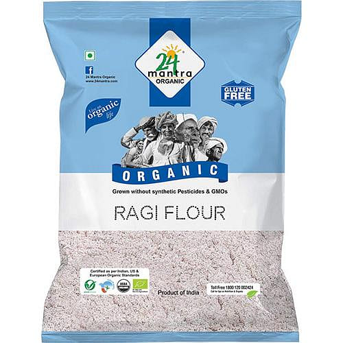 24 Mantra Organic Ragi (Finger Millet) Flour – 2 lbs 2 lb