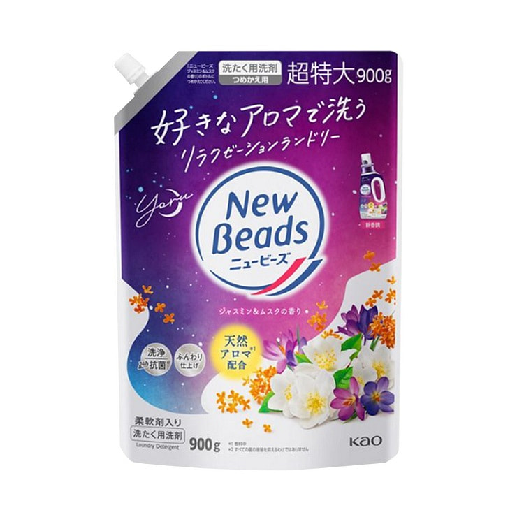 KAO花王 花香洗护一体洗衣液 茉莉麝香