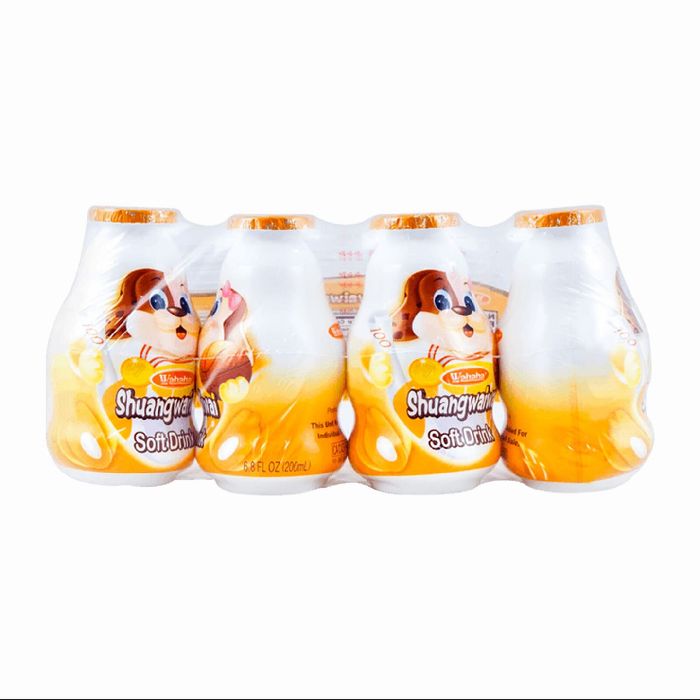 WAHAHA Shuangwaiwai Yogurt Drink – 4 Bottles 800 ml
