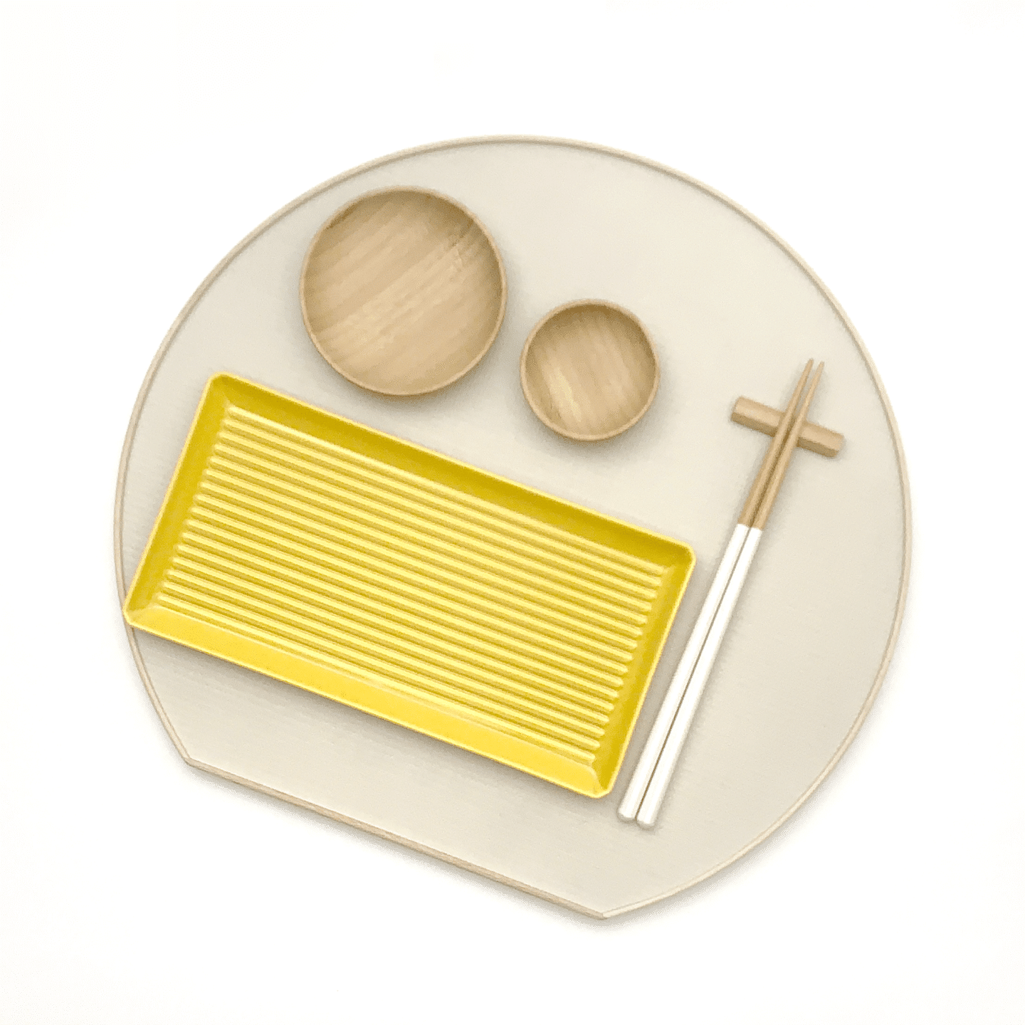 Hue Contemporary Set – Yellow / Tofu (White) 1 case
