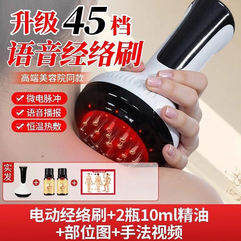 One set of Gong’s 45-speed electric meridian brush 1 each