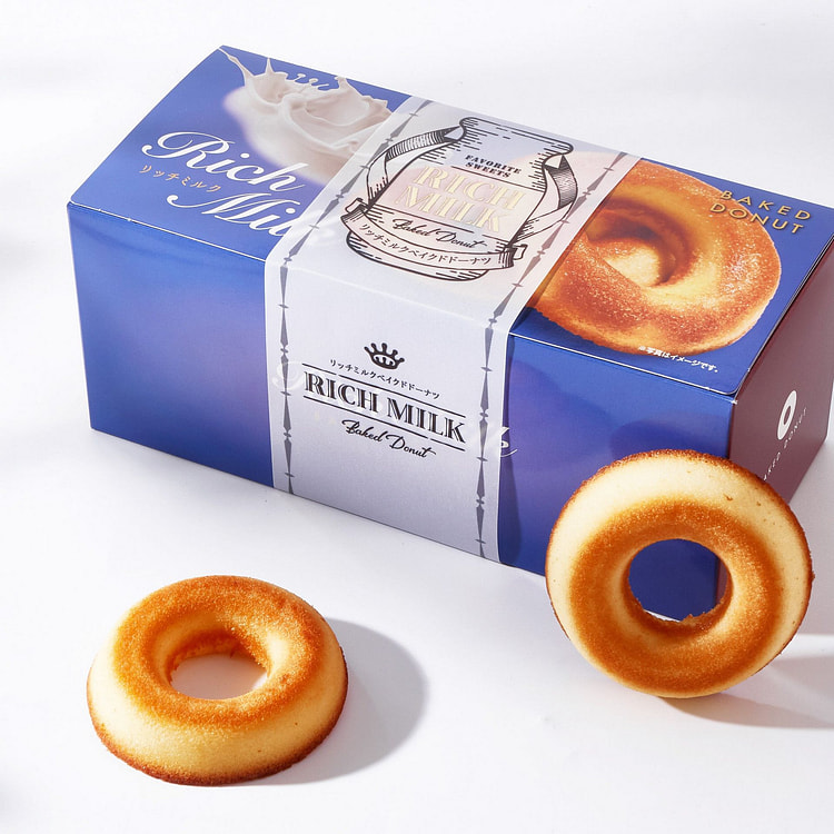 Rich Milk Baked Donuts (6 pieces)