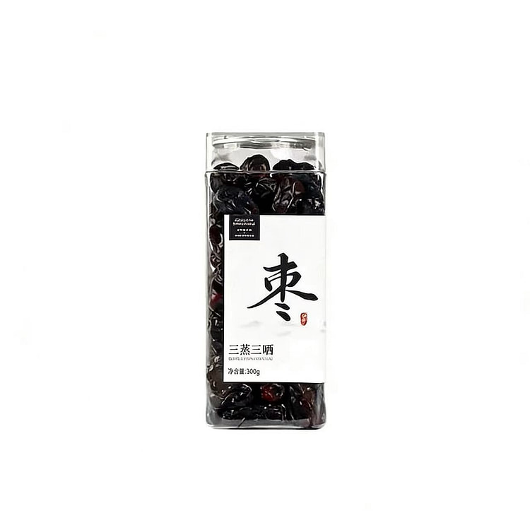 300g of three-steamed and three-dried red dates