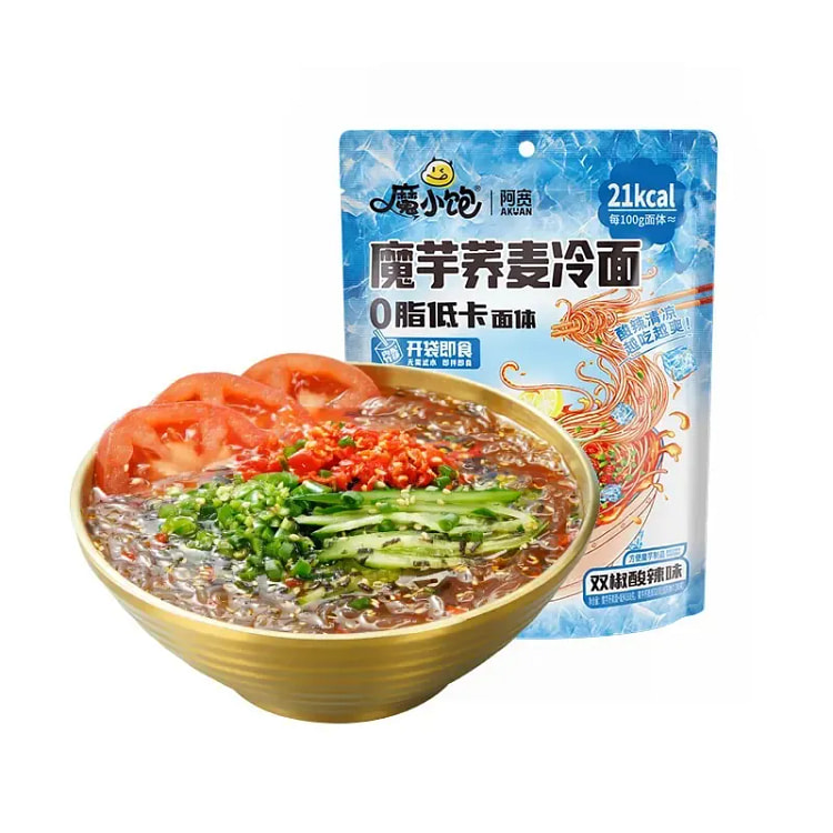 Konjac Buckwheat Cold Noodles Double Pepper Hot 368 g