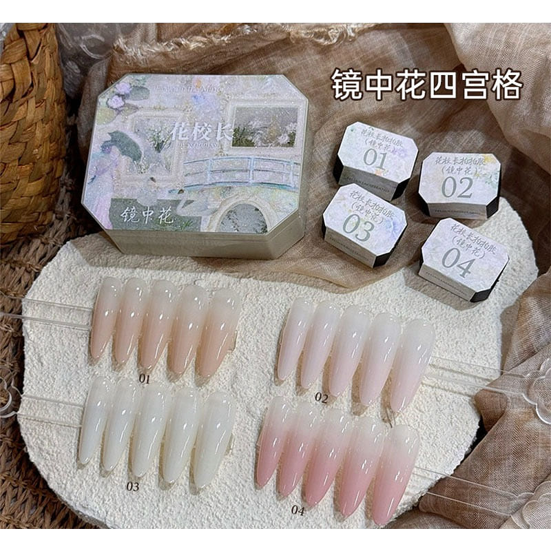 Mirror Flower Resistanttowipe Tap Gel 4color Set 1 case
