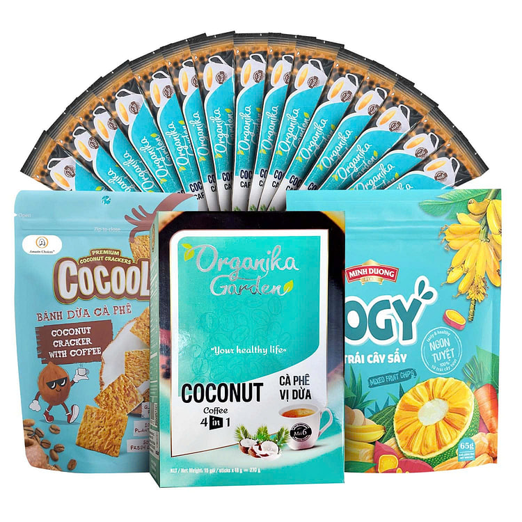 Coconut Coffee,Crackers Coconut Coffee&Dried Fruit