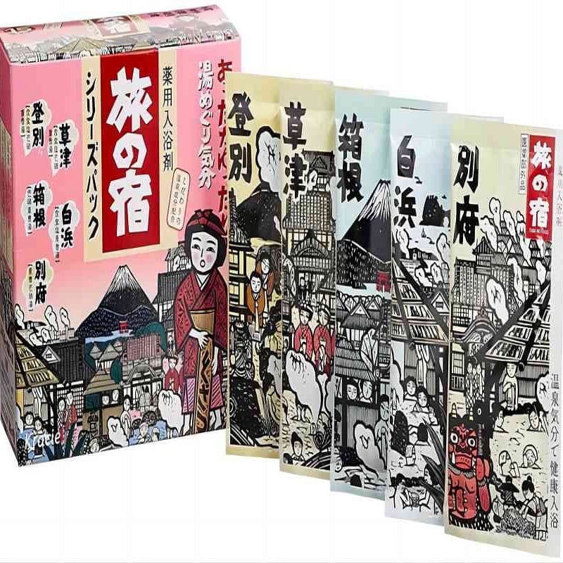 KRACIE Kanebo Tabino Yado Series Medicinal Bath Additive with Hot Spring Ingredi 1 カウント