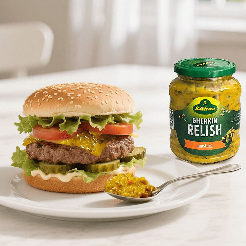 Carl Kuhne KG mustard pickle sauce 350g 350 g