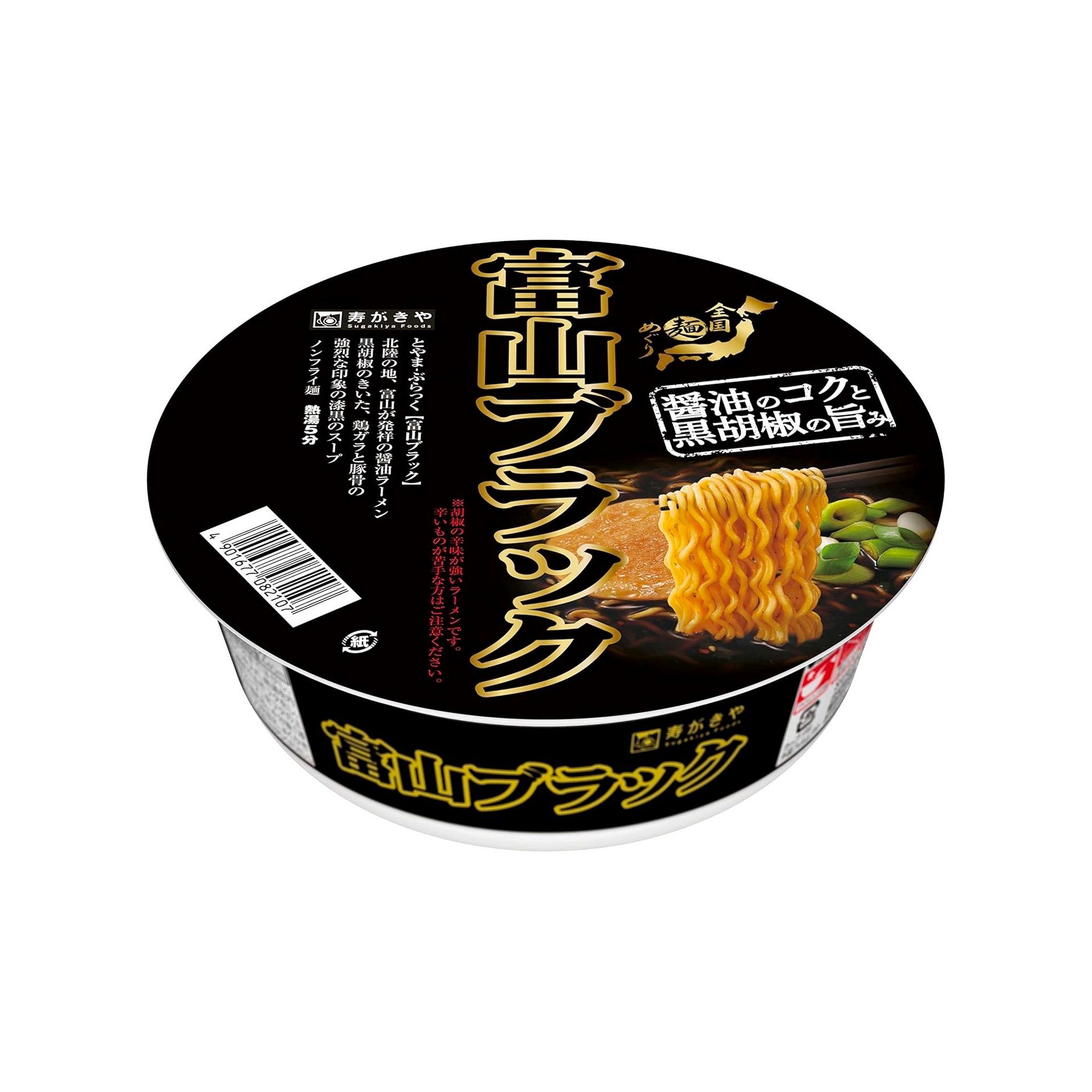 富山黑酱油辣味拉面 108g 1 份