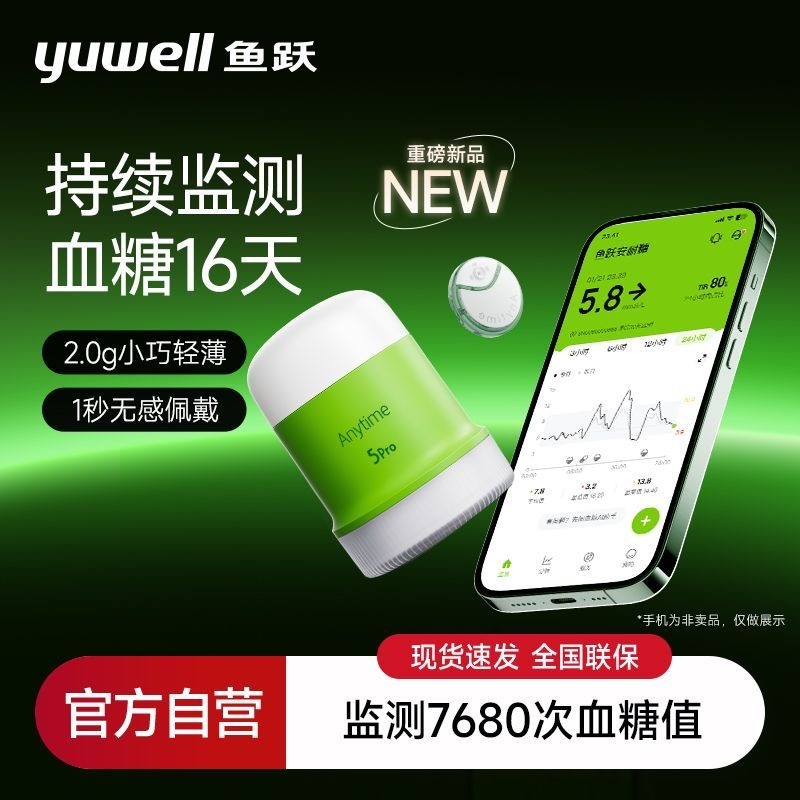 Anytime 5Pro dynamic blood glucose meter 1 each - Weee!