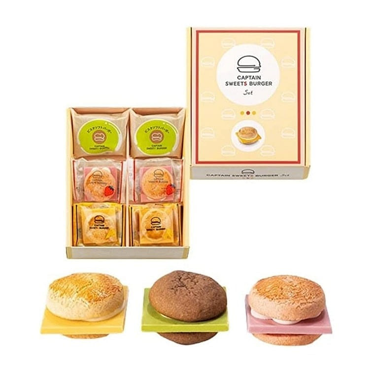 CHEESE CHOCOLATE BURGER 3 Flavors 6pc 1 box