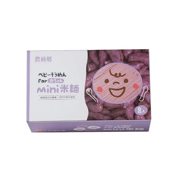 Taiwan Nong Chun Xiang No Salt Purple Yum Flavor Baby Rice Noodle 320 g