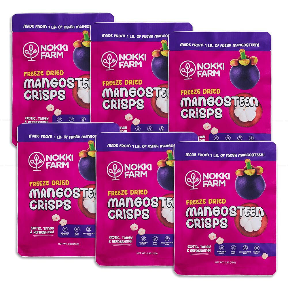 Freeze-dried Mangosteen snack size 15g (Pack of 6) 90 g
