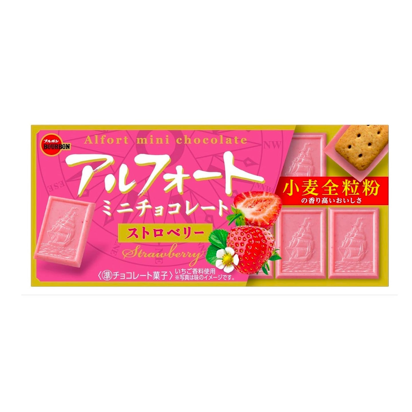 草莓巧克力阿尔福特波本饼干 55g 1 份