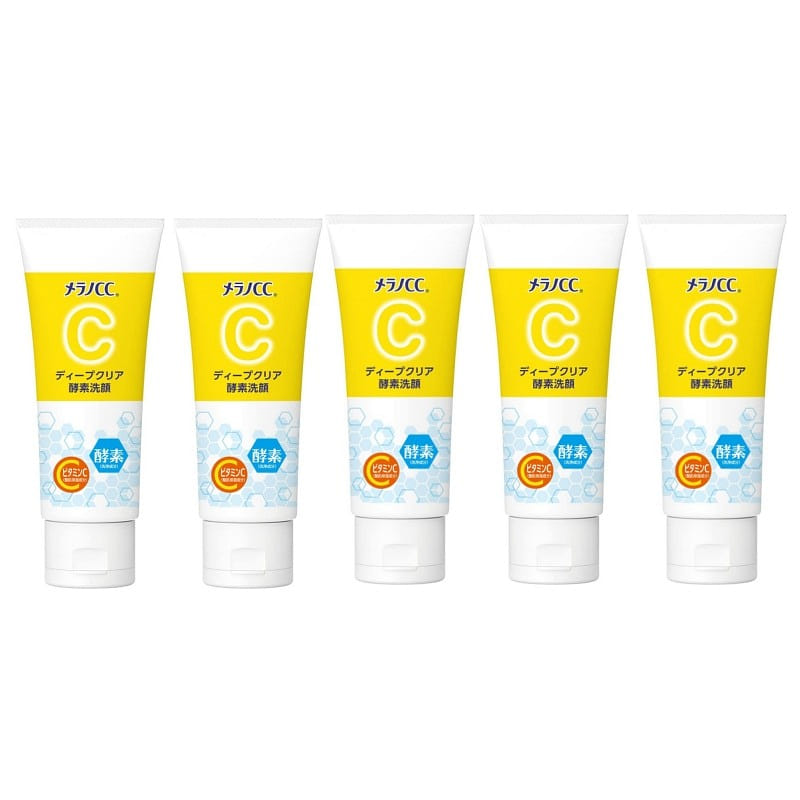 Rohto Melano CC Deep Clear Enzyme Face Wash 130g*5 1 each
