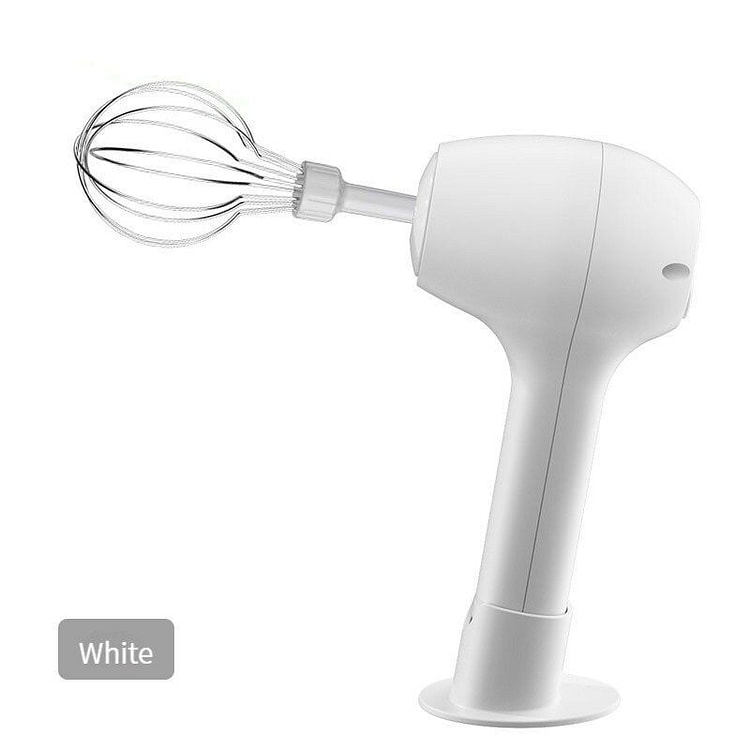 Wireless Handheld Electric Mixer White 1 count