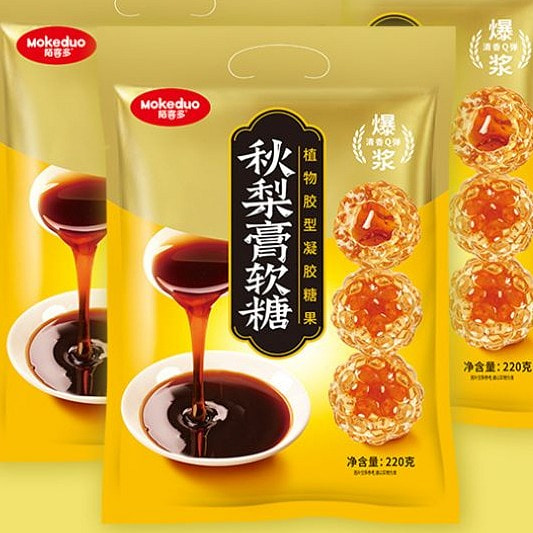 Mokedo Juicy Autumn Pear Syrup Soft Candy