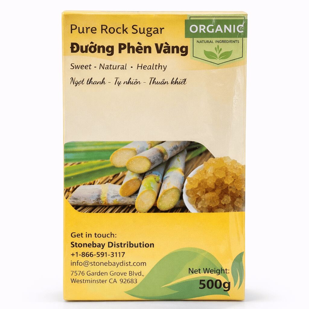 Pure Yellow Rock Sugar 500 g