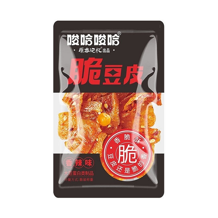 嗦哈梭哈 香辣脆豆皮10包 180 克