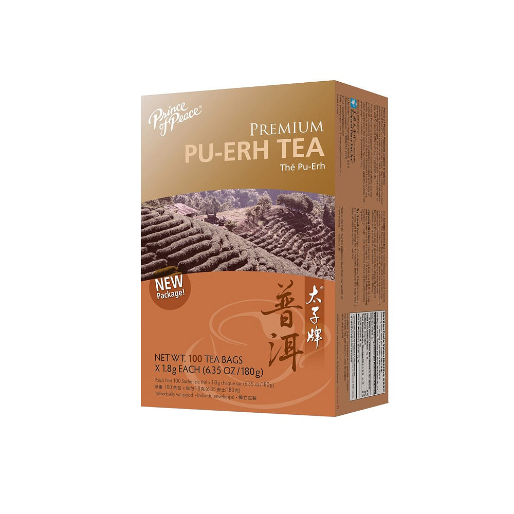 Prince of Peace Premium Pu-Erh Tea, 100 tea bags 1 box