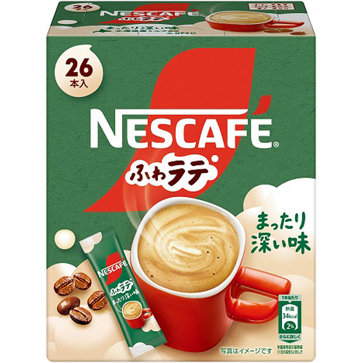 雀巢Nescafe Fuwa浓郁拿铁咖啡棒 26枚 26 个