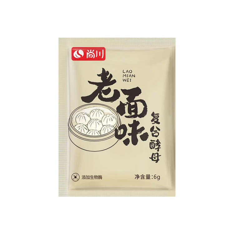 尚川老面味发酵粉老味发面王酵母粉6g*10袋