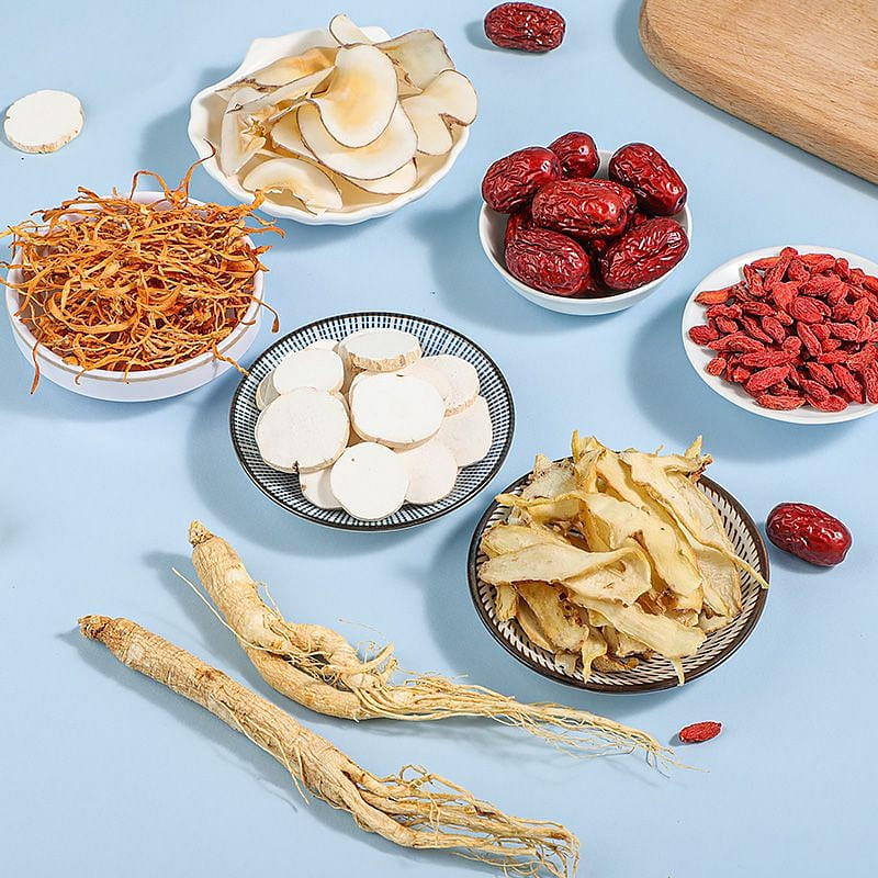 Ginseng stew soup, medicinal herb soup ingredients 70 g