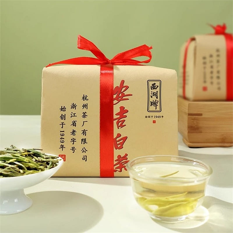 2024 New Tea Listing Anji White Tea Leaves Mingqian Special 100g Paper Bag 100 g