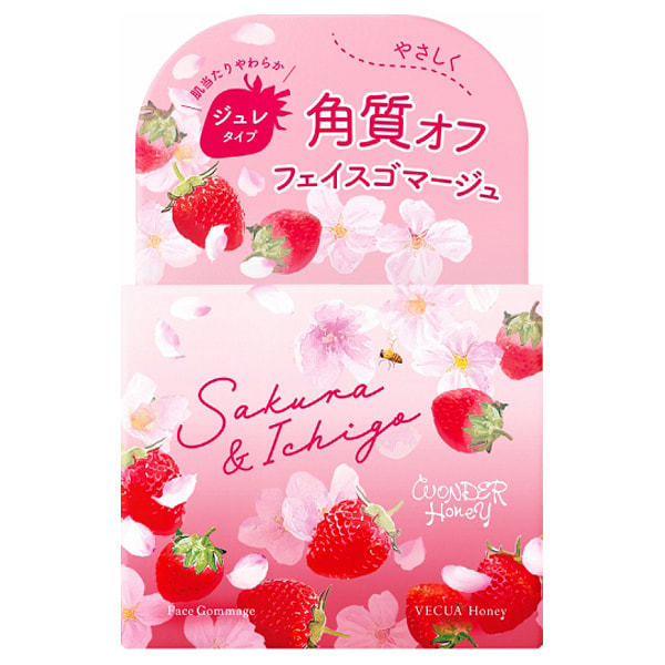 VECUA Honey 樱花草莓磨砂膏 80g